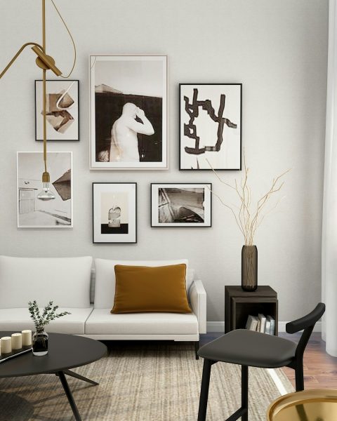white and black wooden table with chairs