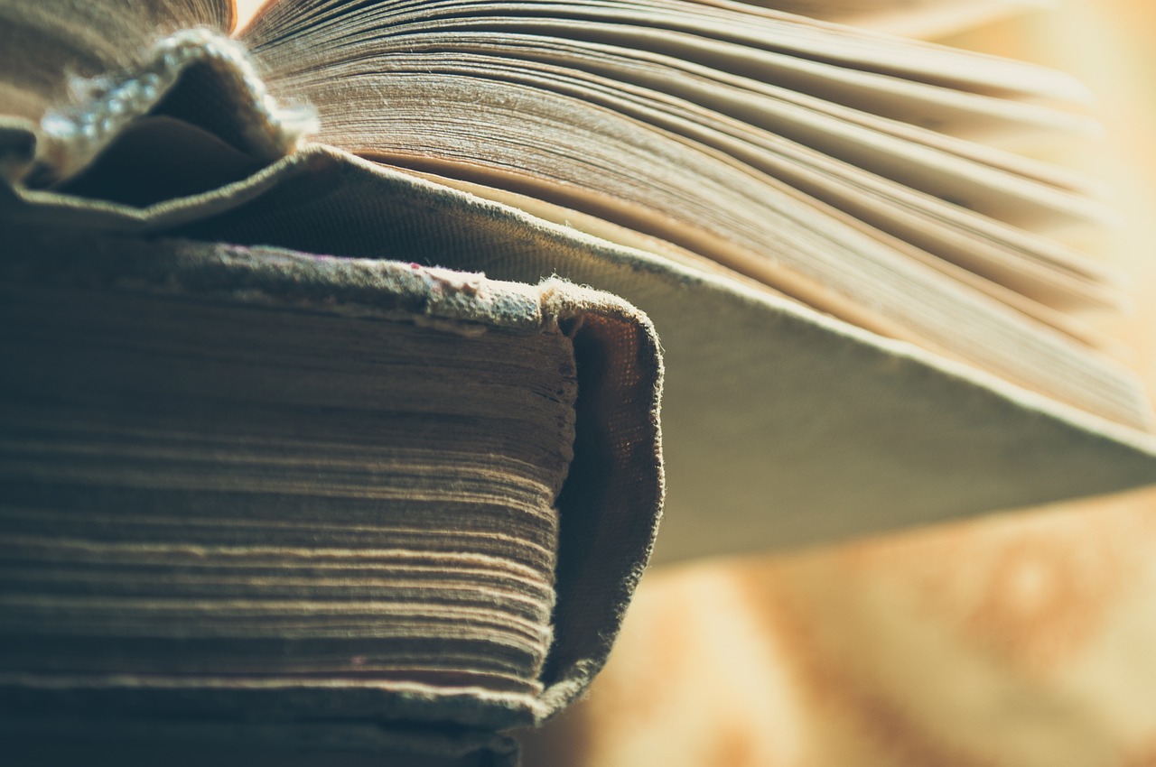 Een stapel boeken in een bibliotheek, ideaal voor wie een boekenreeks in de juiste volgorde wil ontdekken