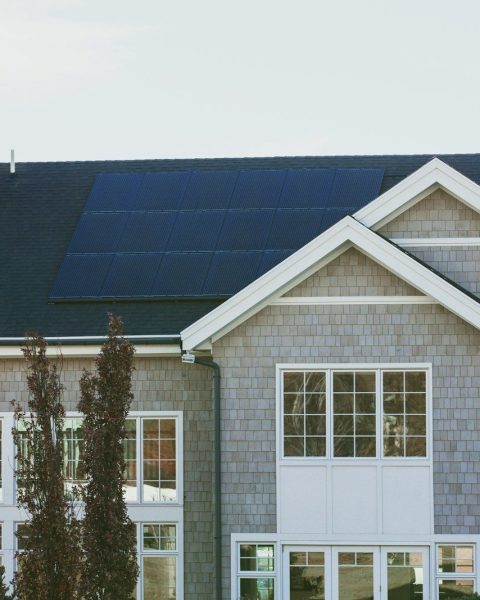 gray concrete house